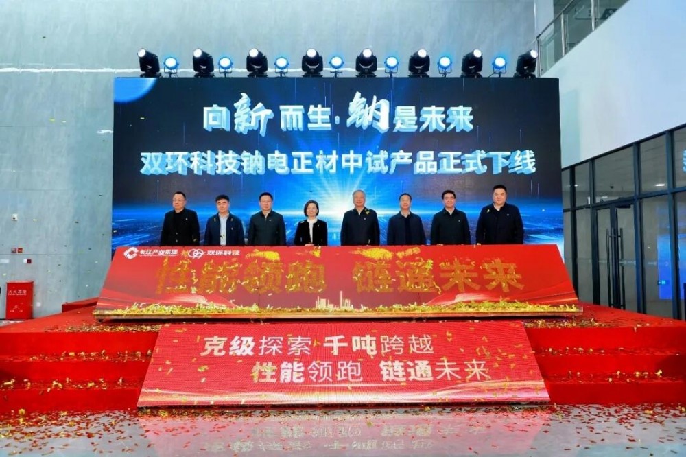 湖北首条！双环科技千吨级钠电复合正极材料中试产品下线
