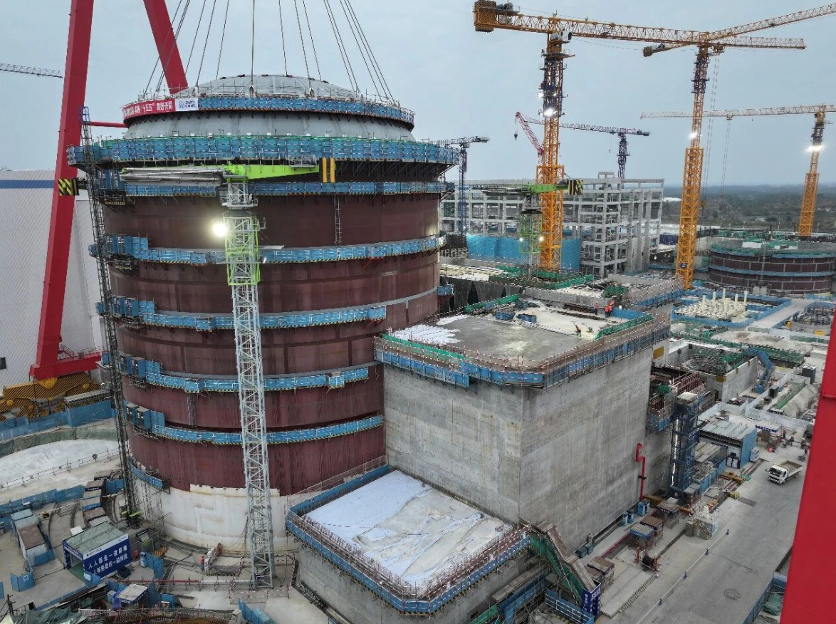 廉江核电1号机组核岛辅助厂房顺利封顶