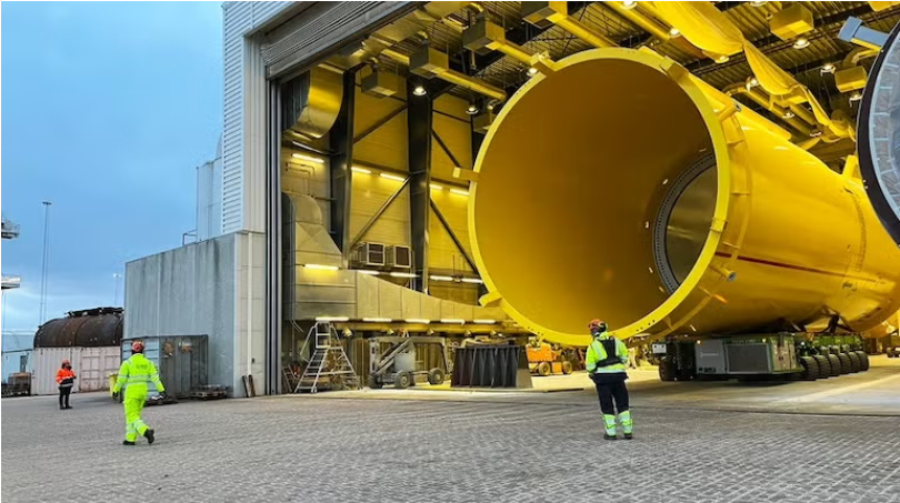 Nordlicht I海上风电项目首批单桩基础提前交付