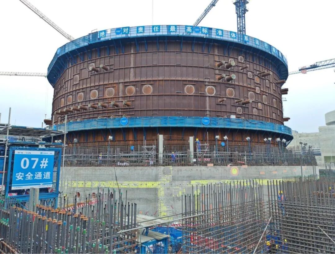 中广核广东太平岭项目3号机组反应堆厂房外壳施工技术取得突破