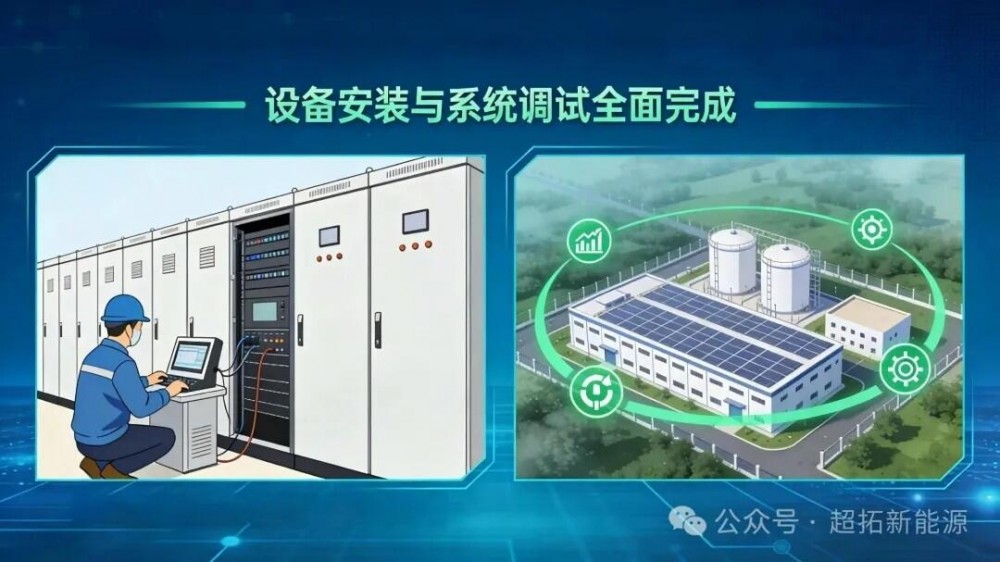 超拓新能源储能项目顺利进入试运行阶段