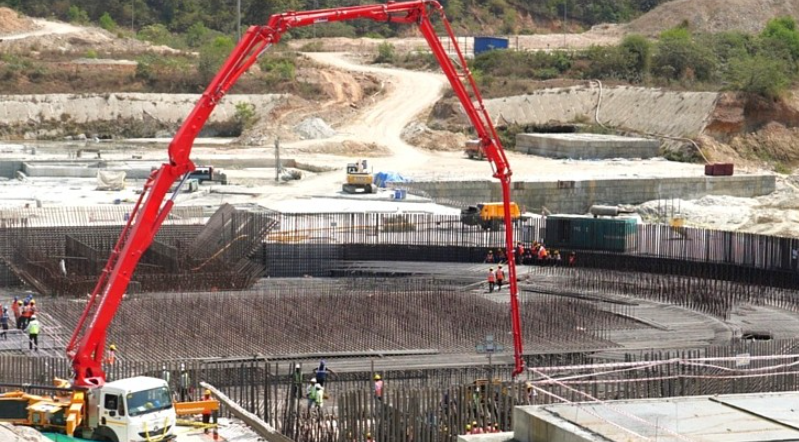 印度开加核电站5、6号机组浇筑第一罐混凝土