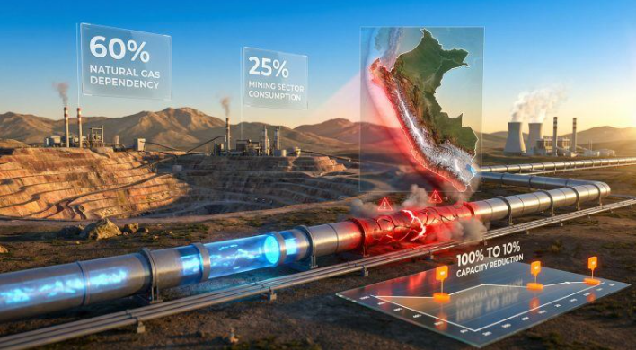 秘鲁管道破裂引发能源危机，动用储备应对铜矿生产中断