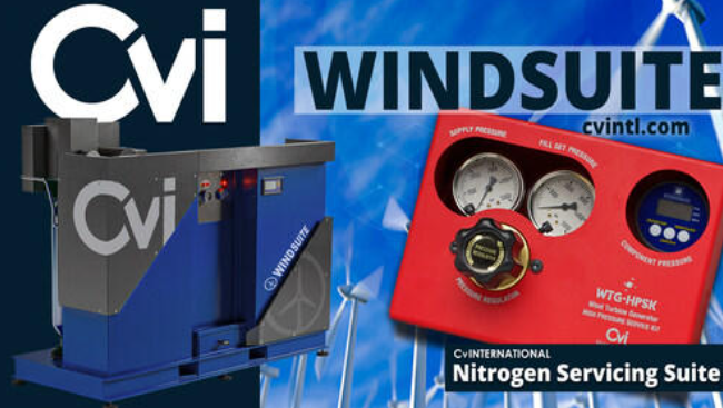 Cv国际公司在美国推出Nitro-Lite氮气发生器 集成WindSuite平台提升风电维护效率