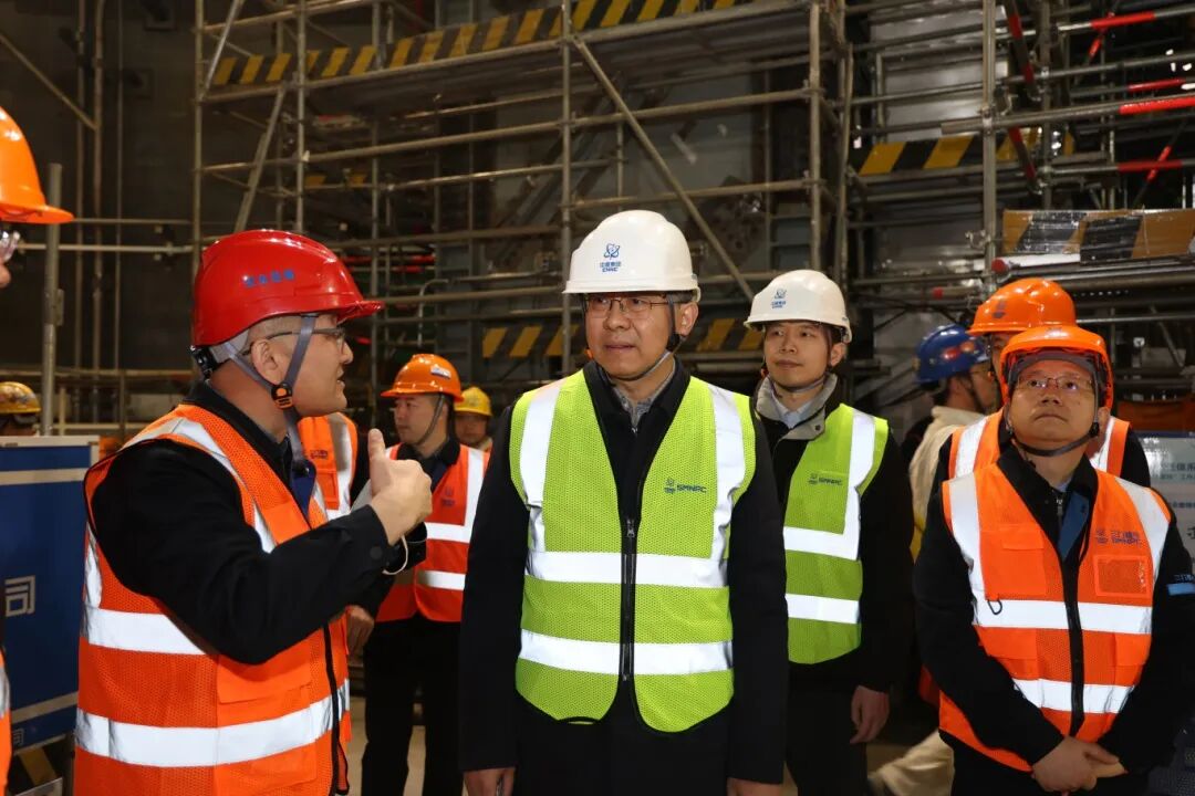 驻集团纪检监察组组长、集团党组成员张越调研三门核电