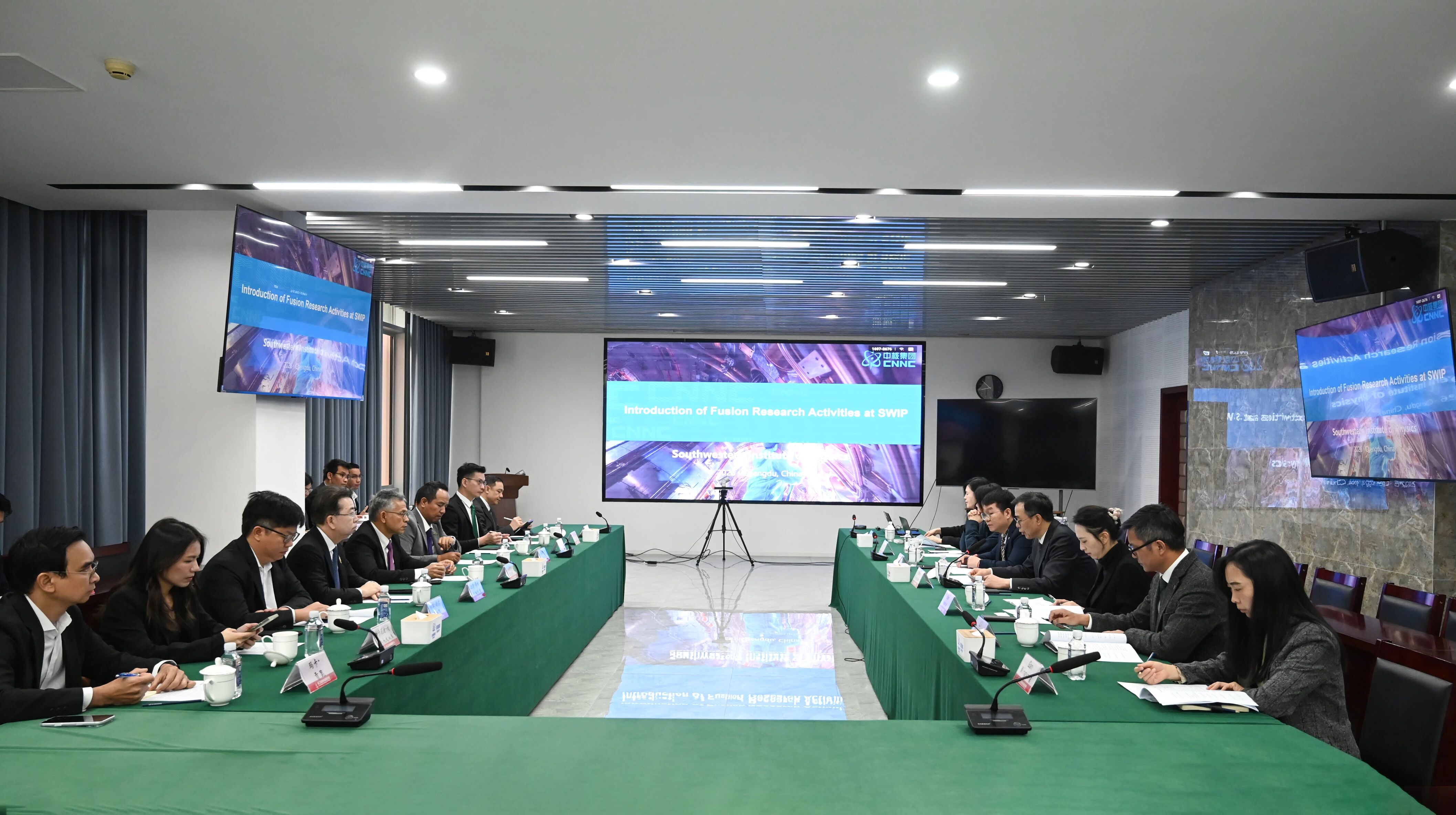 泰国正大集团和泰国省电力局一行赴西物院交流访问