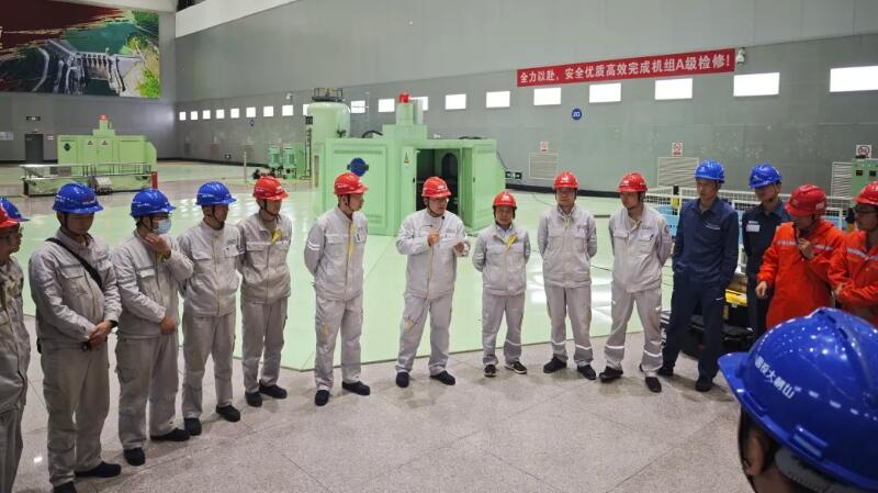 大朝山水电站2号机组A修及转轮改造任务圆满成功