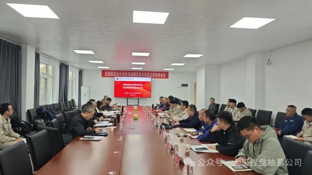 重庆武隆银盘抽水蓄能电站项目顺利通过首次质量监督检查