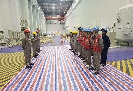 南欧江二级水电站开展机组C修及调速器系统升级改造工作