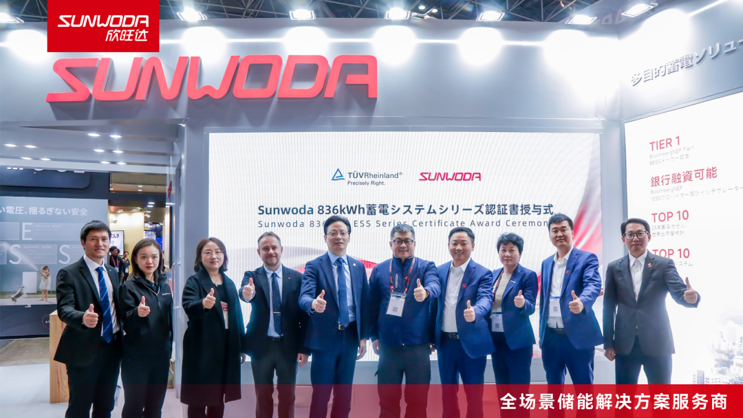 欣旺达836kWh液冷储能系统获得TÜV莱茵CE‑EMC符合性测试证书