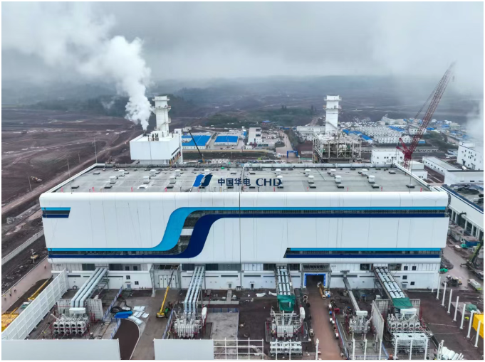 我国首台550兆瓦F级燃气机组投产发电