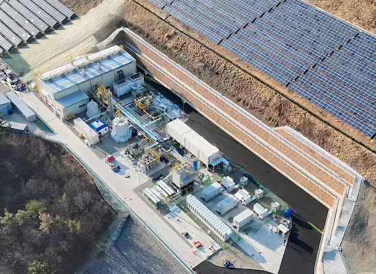 三星物产建成韩国首个离网氢能生产设施