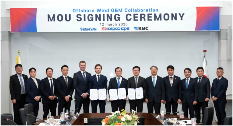 维斯塔斯与韩国公司合作，加强海上风电运维能力