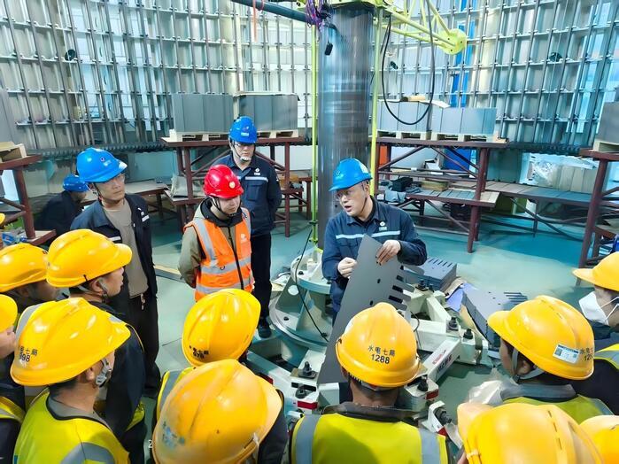 大唐扎拉水电站1号机组定子叠片正式开始