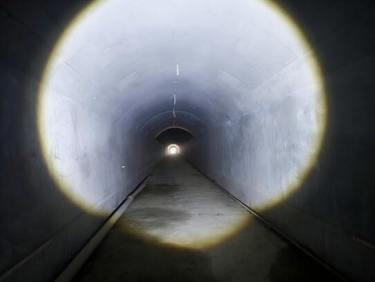 甘肃黄龙抽水蓄能电站支沟导排洞衬砌施工完成