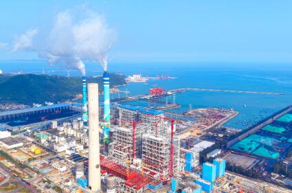 中国能建建筑集团承建的潮州百万电厂项目5号机组厂用电受电一次成功