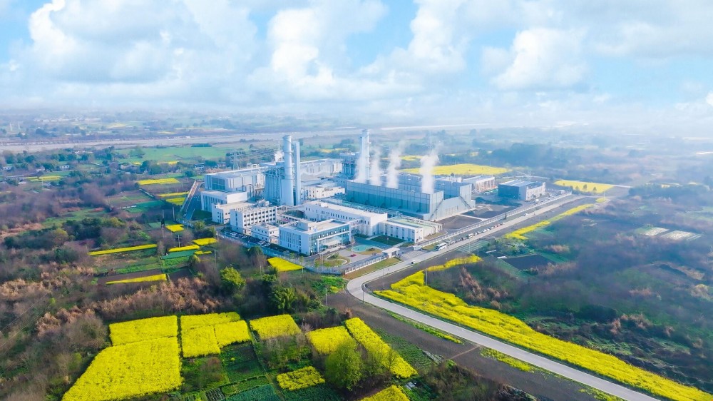 中国能建广东院勘察设计的华能彭州燃机项目全面投产