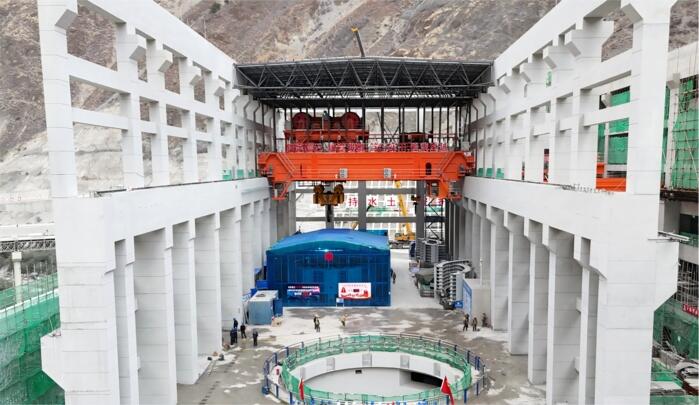 大唐扎拉水电站完成施工转序