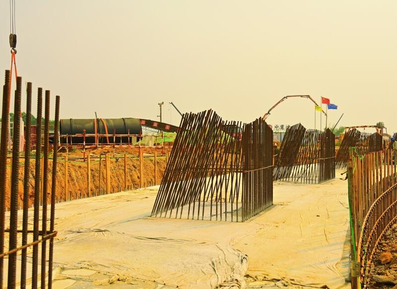 广西百色项目1号冷却塔环基合拢