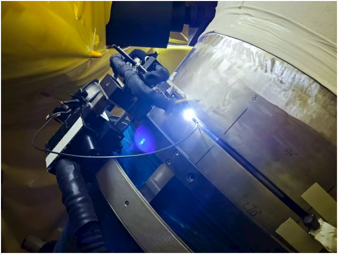 陆丰核电6号机组主管道焊接正式启动