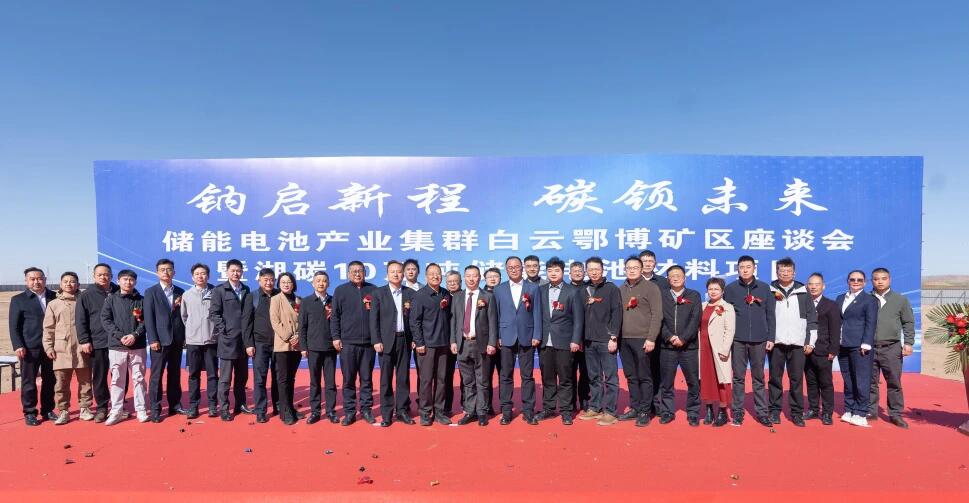 湖碳新材料10万吨储能电池材料项目开工奠基