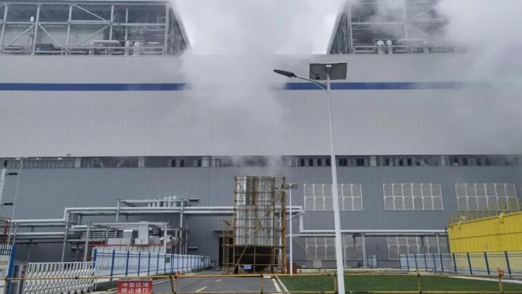 中国能建华东院总承包的淮南平圩电厂四期2×100万千瓦超超临界燃煤发电机组工程8号机组锅炉点火吹管圆满完成