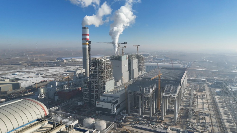 中国能建设计承建的国能宁夏中卫电厂4×660兆瓦机组扩建工程5号机组投运