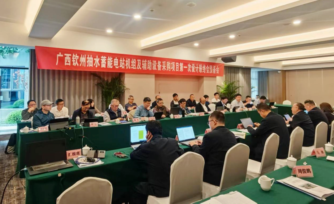 广西钦州抽水蓄能电站机组及辅助设备项目预联会顺利召开