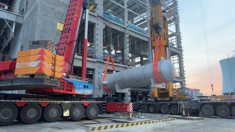 国能博州煤电项目化学制水一次成功