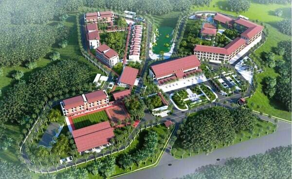 老挝芭莱水电站运营村项目进入室内施工高峰期