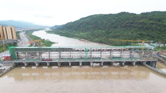 中煤广元燃煤发电项目取水工程启闭机室土建施工圆满完成